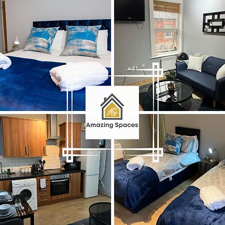 City Centre 2 Bed Flat Sleeps 3 For Work And Leisure With Free Wifi By Amazing Spaces Relocations Ltd Уорингтън Екстериор снимка